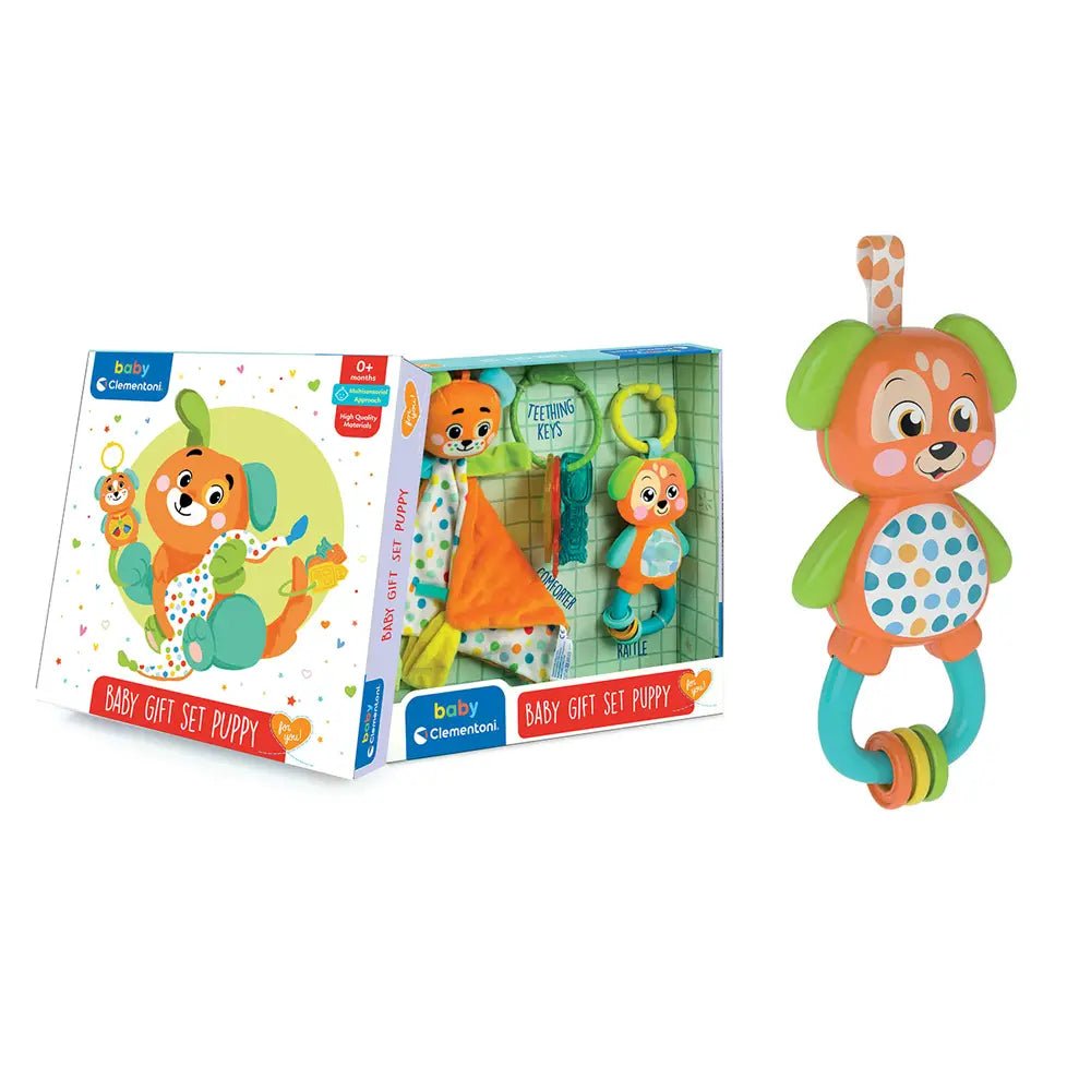 Baby Gift Set - Puppy Set Regalo per Neonati - Locotoys