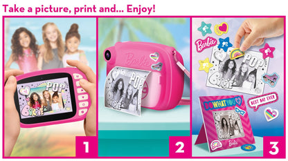 Barbie Print Cam - Locotoys