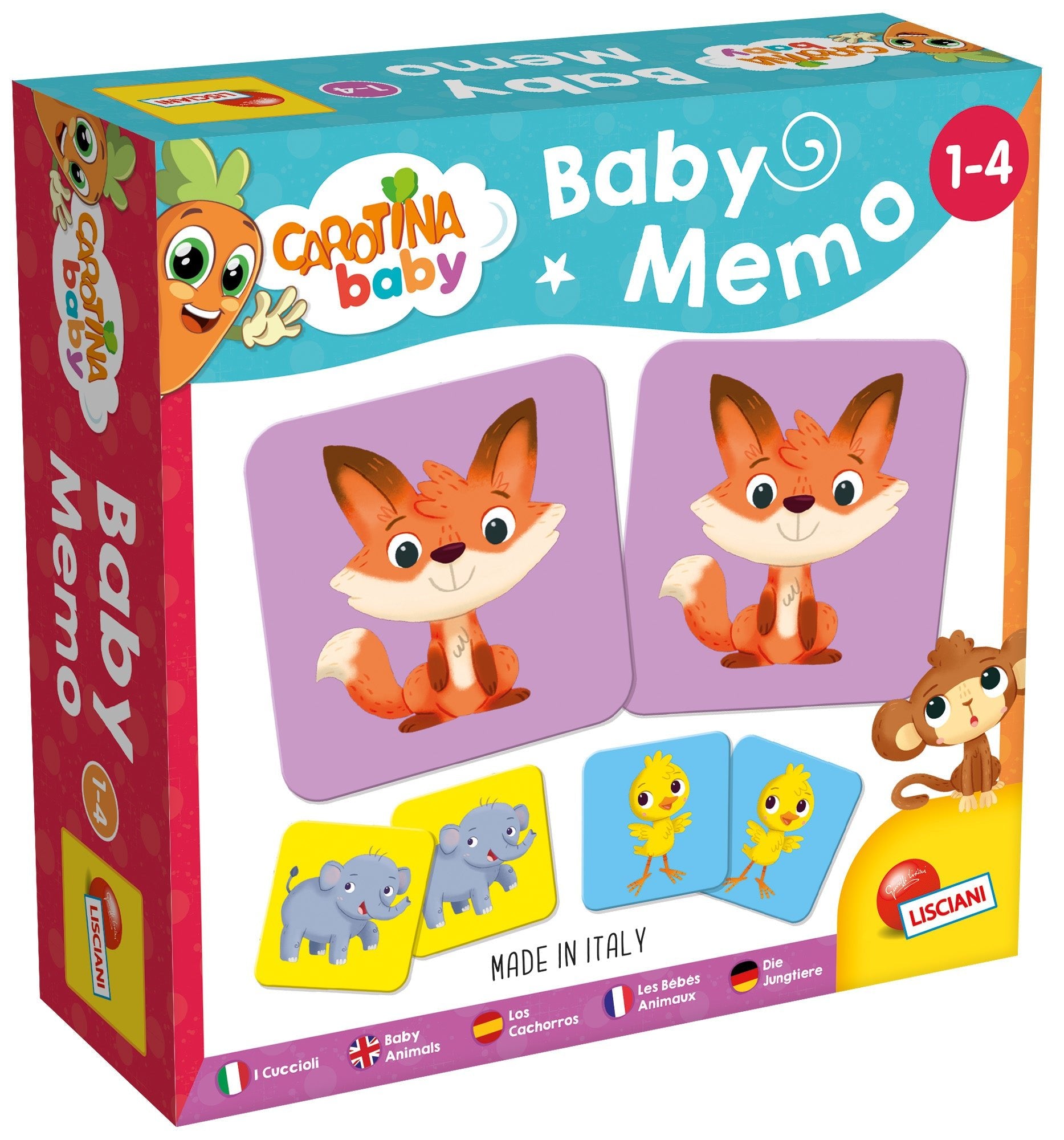 Carotina Baby Memo Cuccioli - Locotoys