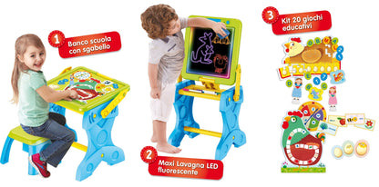 Carotina Banchetto Led Gioco e Imparo 3 in 1 - Locotoys