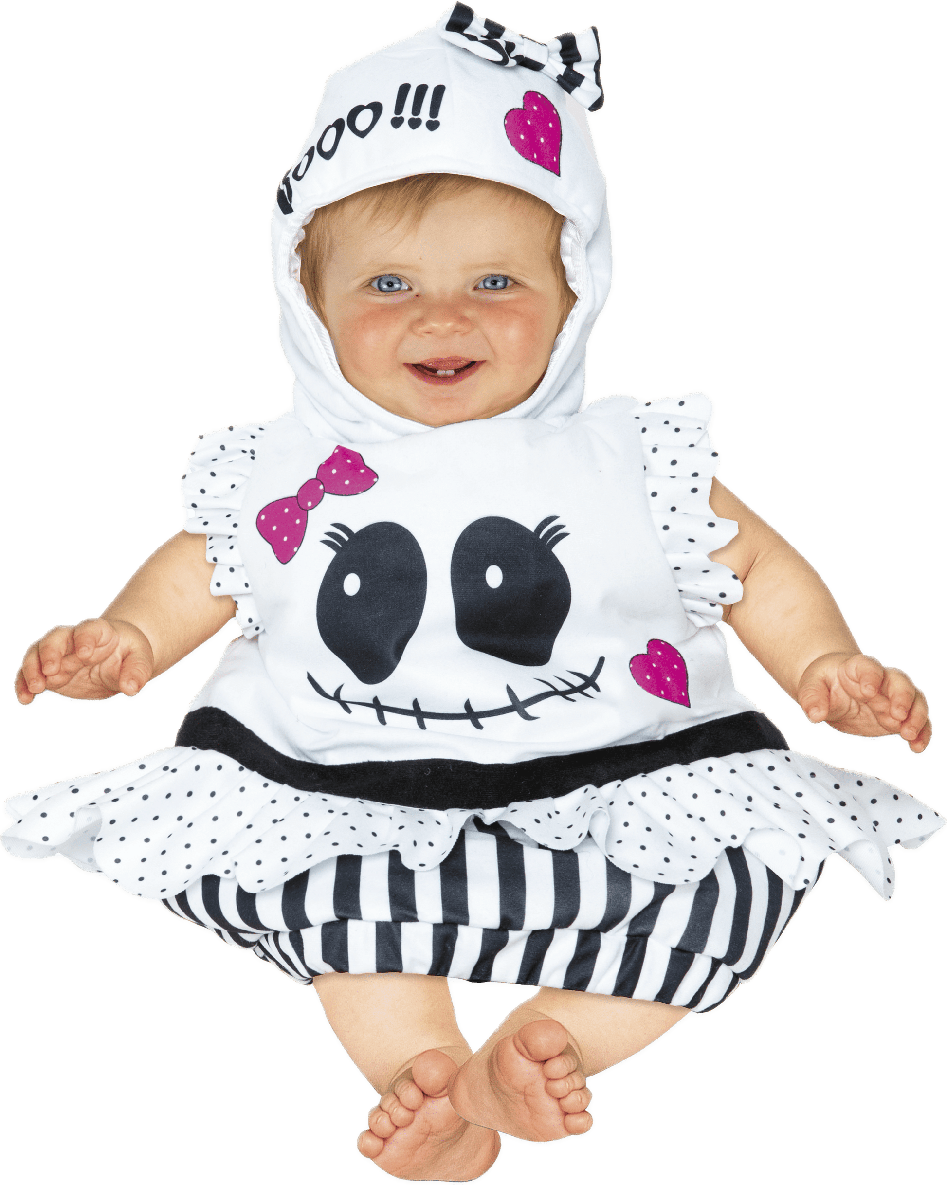 Costume Fantasmina Saccotto 6-12 mesi - Locotoys