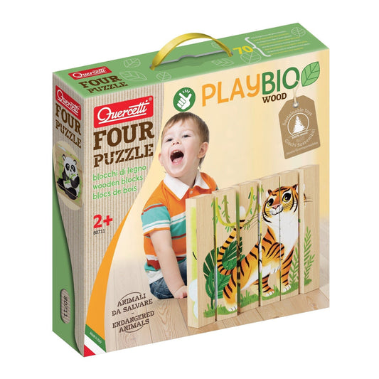 Four Puzzle Animali Da Salvare - Locotoys