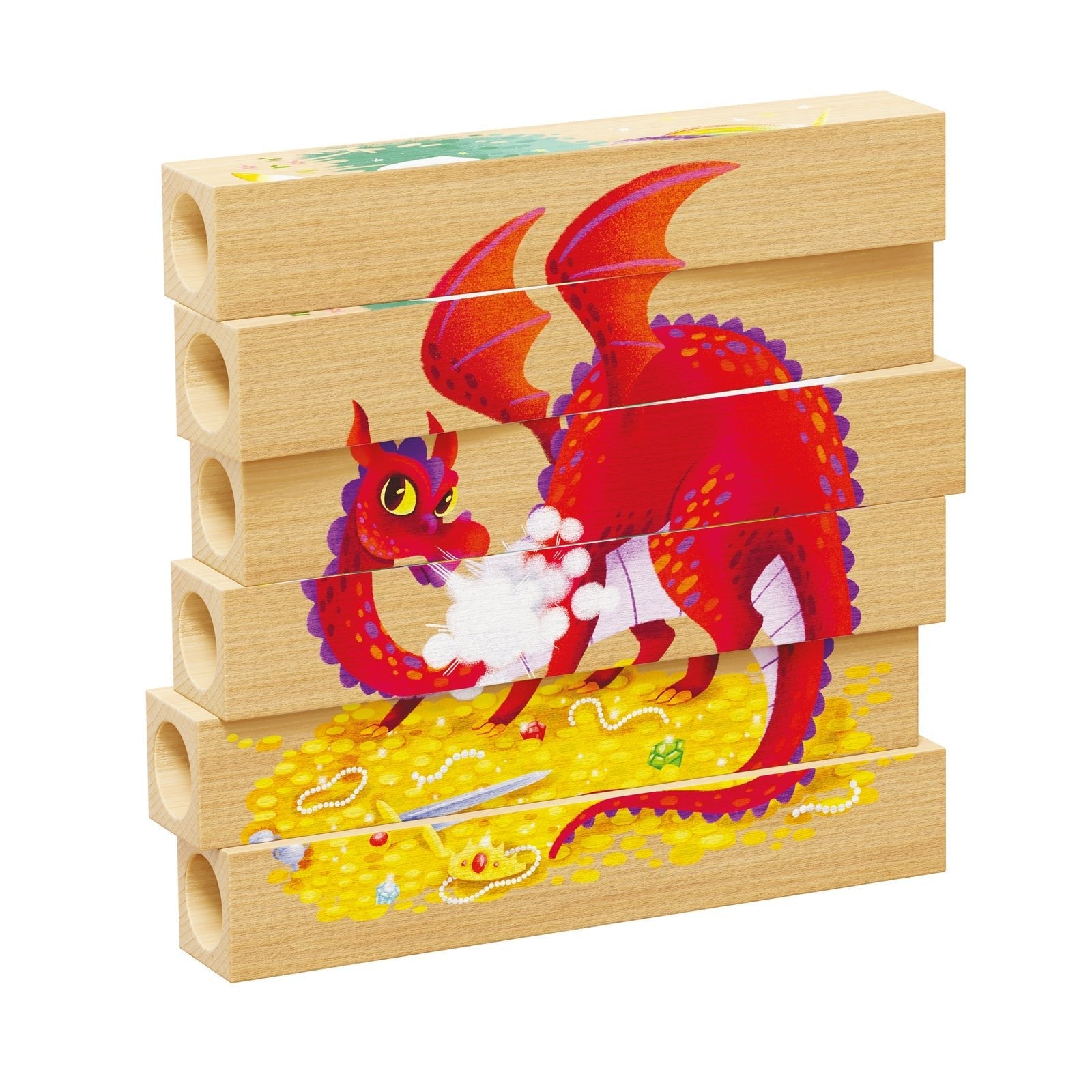 Four Puzzle Animali Fantastici - Locotoys