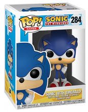 FUNKO POP Sonic the Hedgehog Sonic w/Emerald 284 - Locotoys