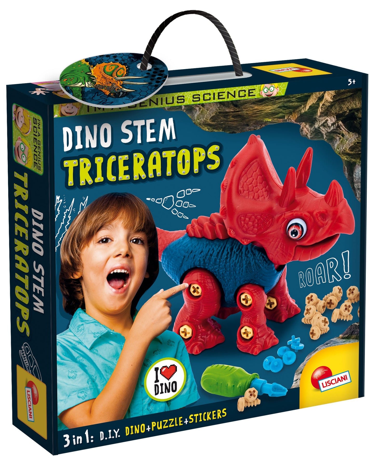 I’m A Genius Dino Stem Triceratopo - Locotoys