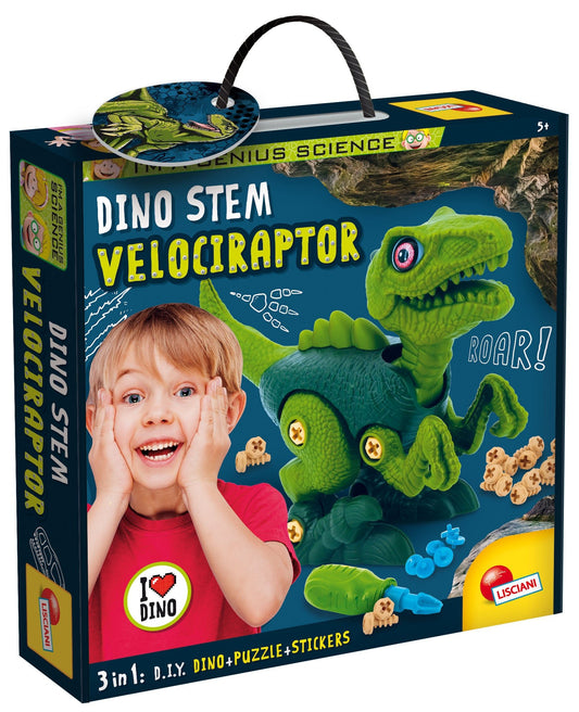 I’m A Genius Dino Stem Velociraptor - Locotoys