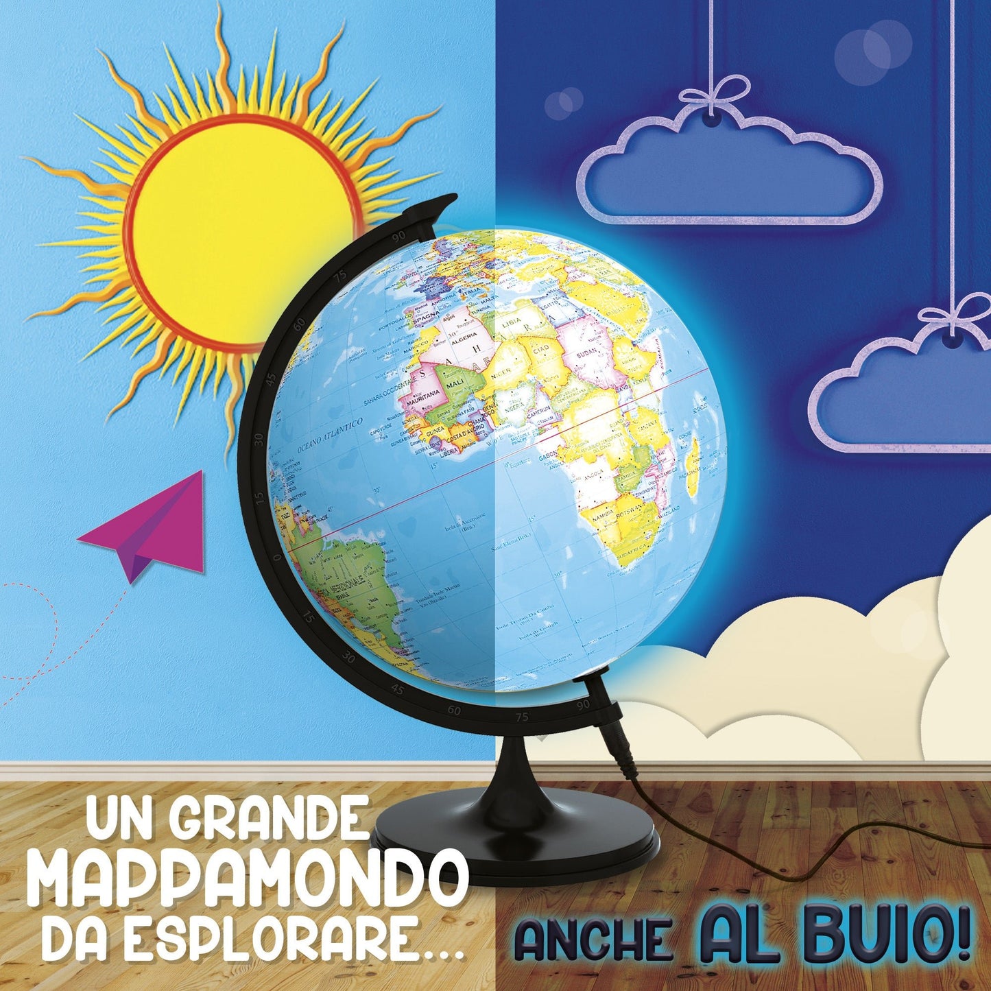 Mappamondo Super Luminoso - Locotoys