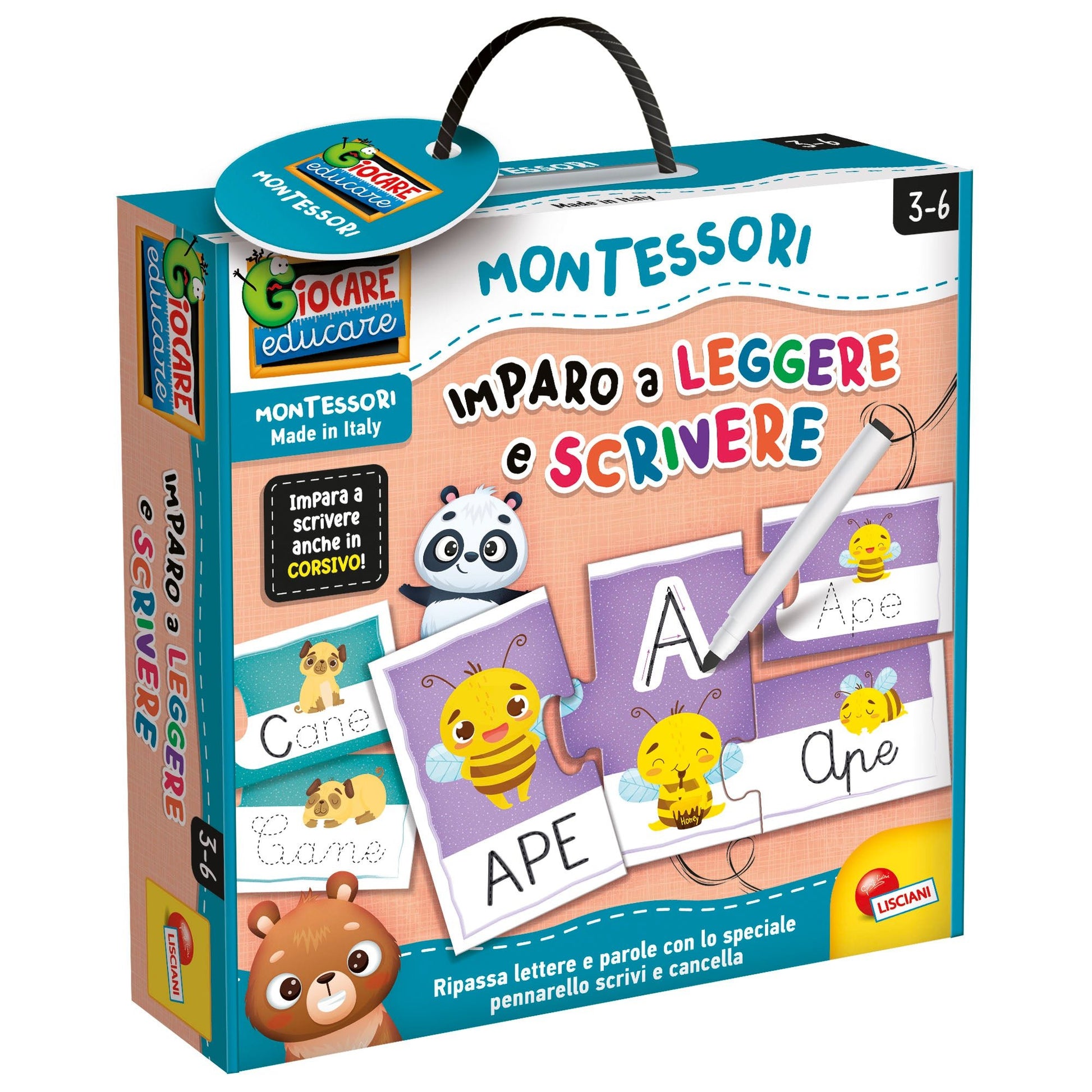 Montessori Imparo a Leggere e Scrivere - Locotoys