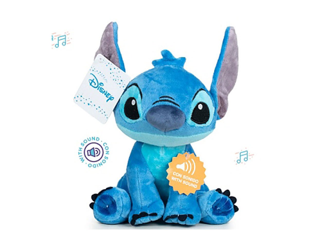 Peluche Stitch con suoni - Locotoys