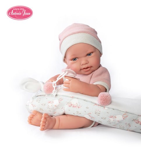 Pipa neonato con borsa coniglietti e massaggiagengive - Rif. 50159 - Locotoys