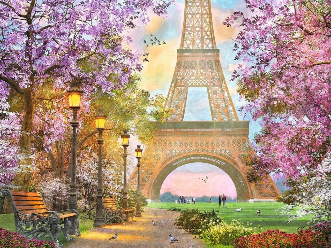 Puzzle amore a Parigi 1500 pezzi - Locotoys