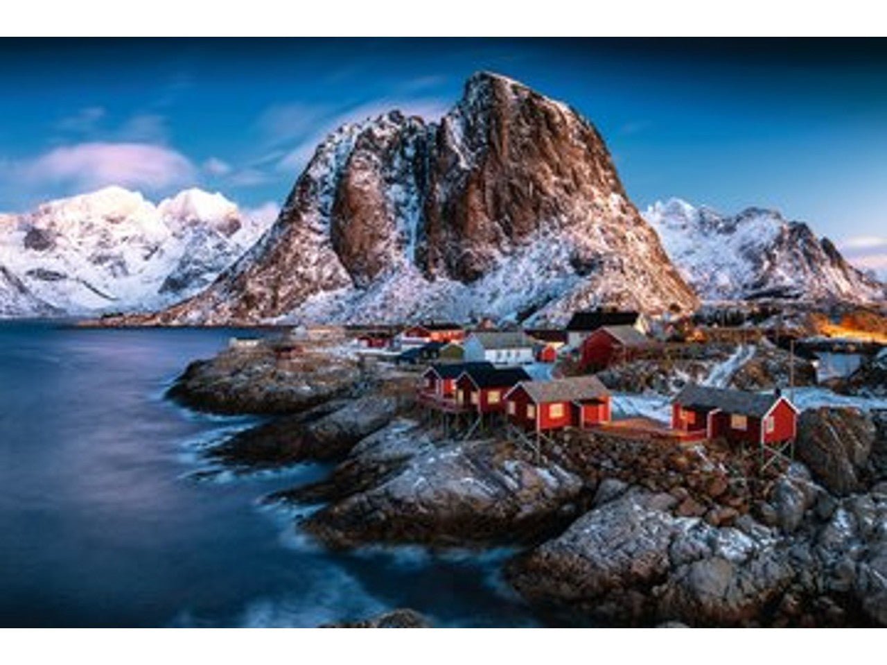 Puzzle Hamnoy Lofoten 3000 pezzi - Locotoys