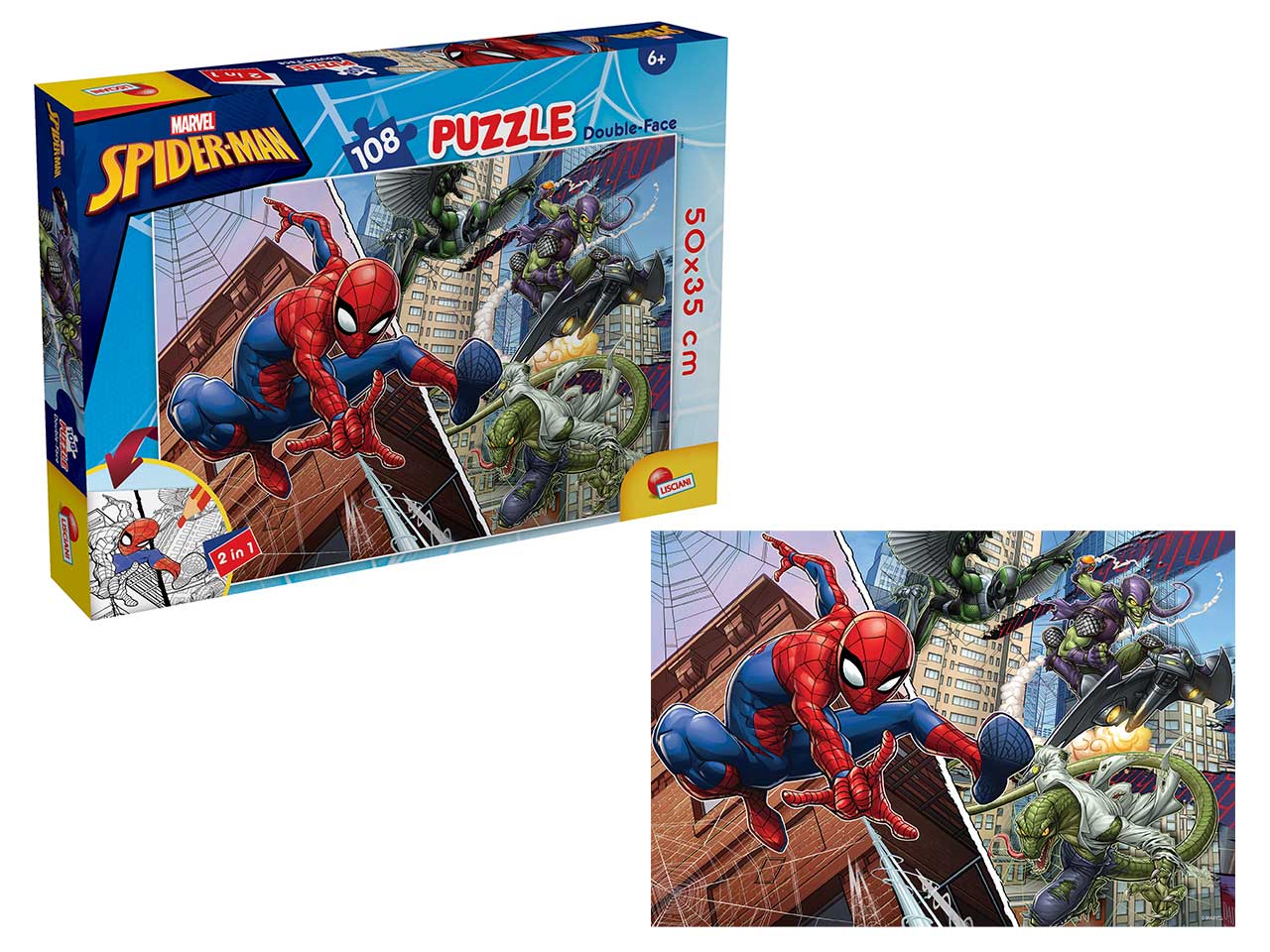 Puzzle Spiderman 108 pezzi - Locotoys