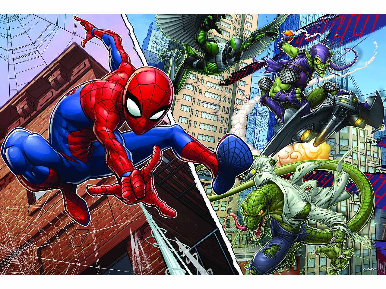 Puzzle Spiderman 108 pezzi - Locotoys