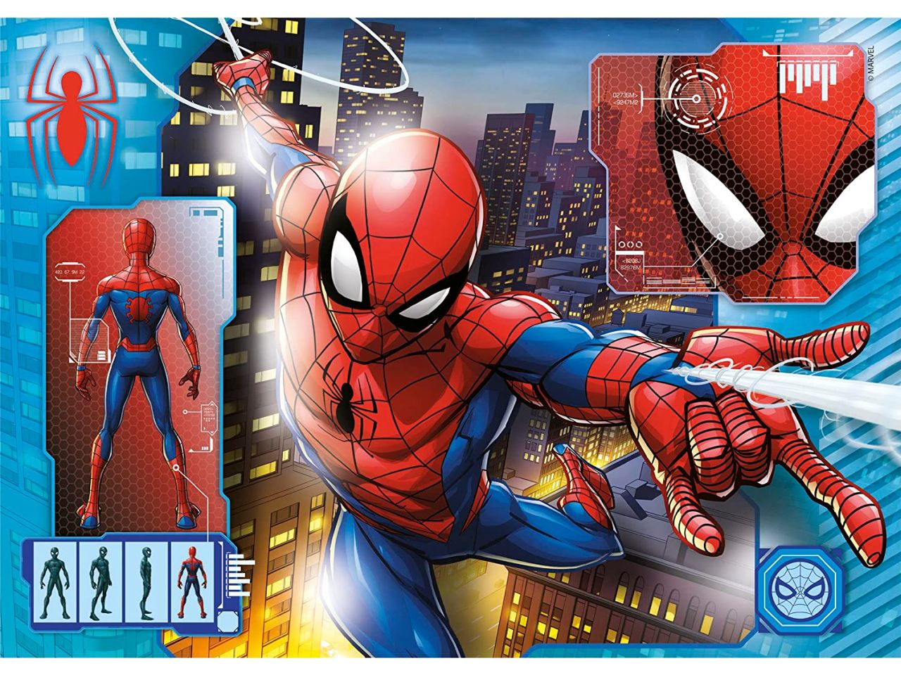 Puzzle Spiderman 2x60 - Locotoys