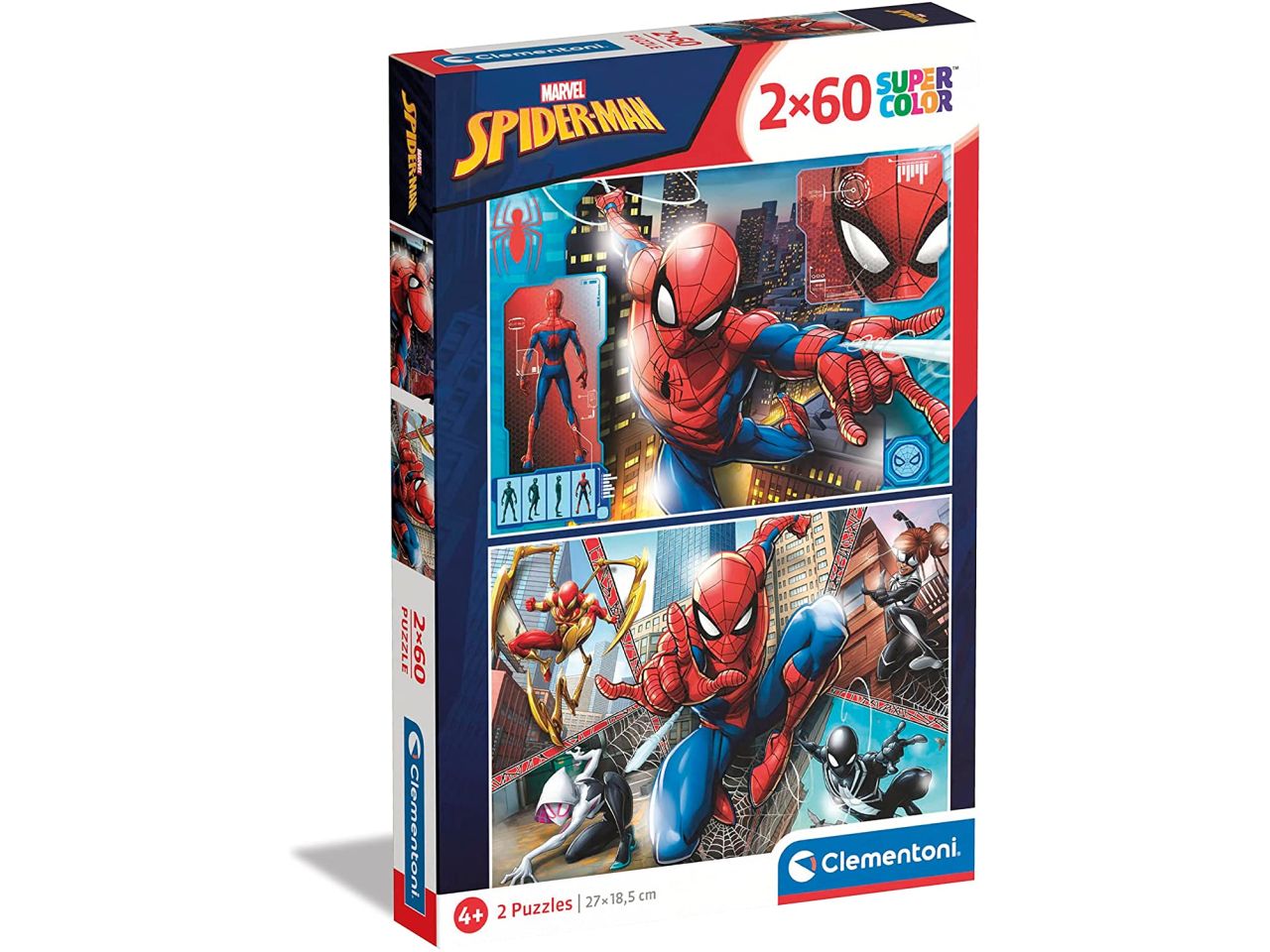 Puzzle Spiderman 2x60 - Locotoys