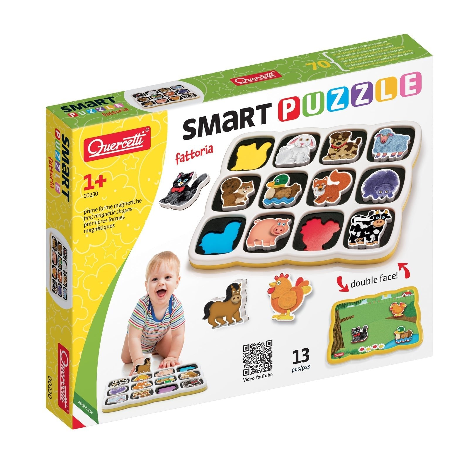 Smart Puzzle Magnetico Fattoria - Locotoys