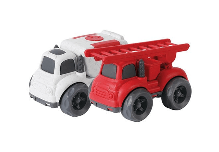 Truck Small 2 pz Ambulanza + Autoscala - Locotoys