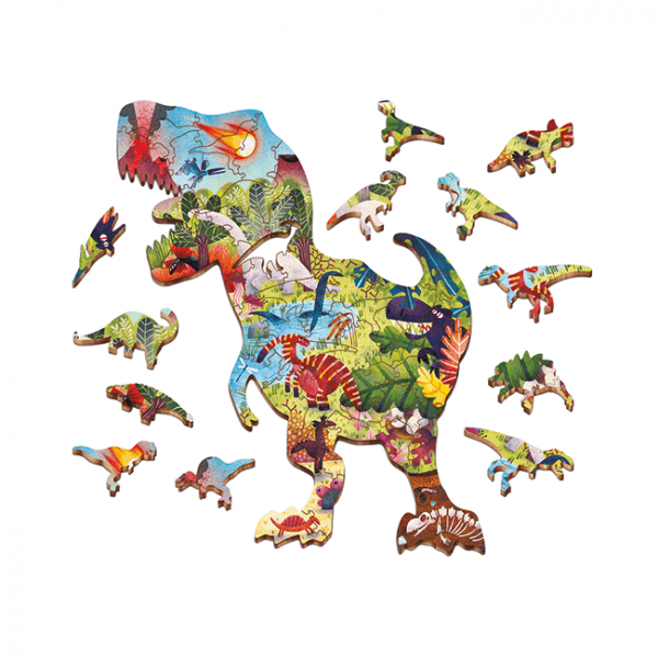 Woody Puzzle - Dinosauri - Locotoys